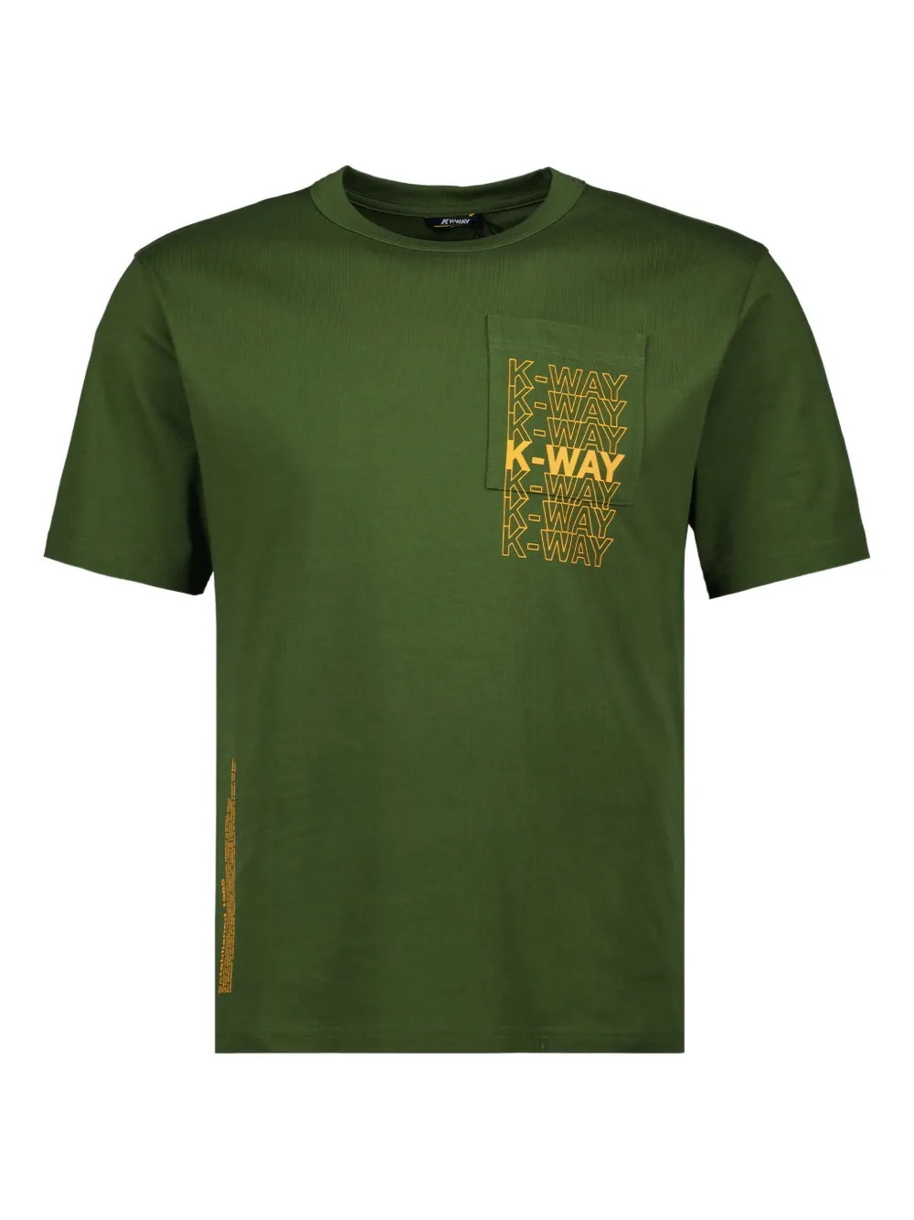 

Футболка с логотипом K-Way, зеленый