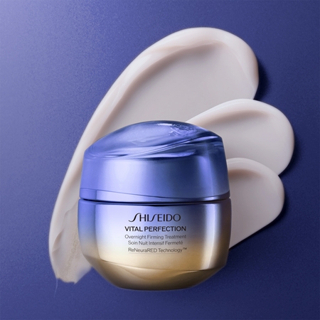 Подтягивающий и укрепляющий ночной крем Shiseido Vital Perfection Overnight Firming Advanced Treatment, 50 ml — фото 2