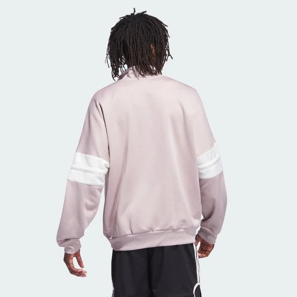 Мужская баскетбольная разминочная куртка adidas — фото 3