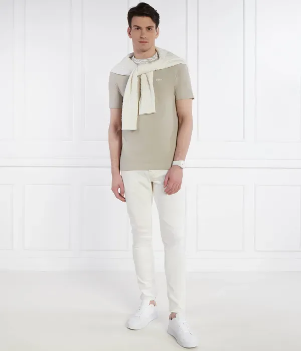 Футболка Te_Ocean_detailed regular fit Boss Orange, бежевый — фото 2