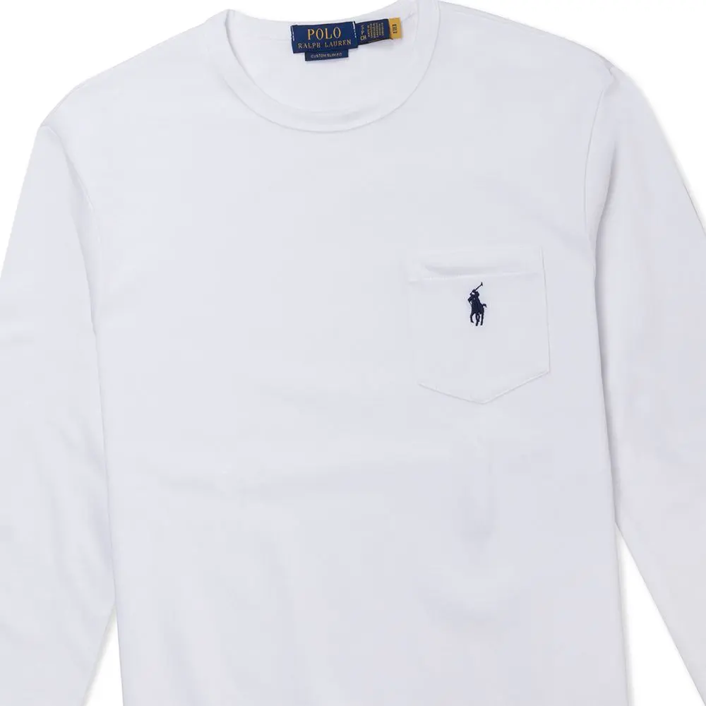Футболка FW25 мужская Polo Ralph Lauren, белый — фото 3