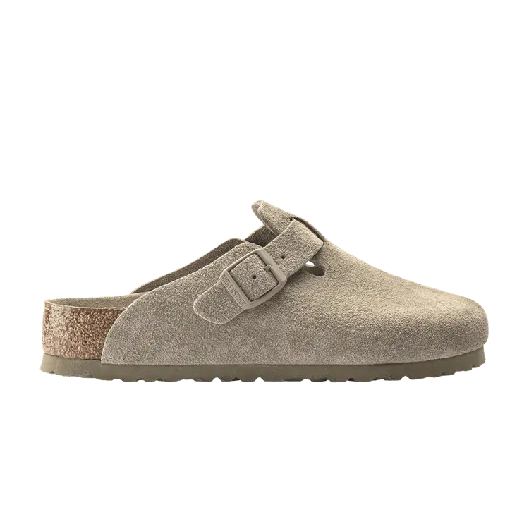 

Кроссовки Birkenstock Boston Soft Footbed Faded Khaki, желто-коричневый