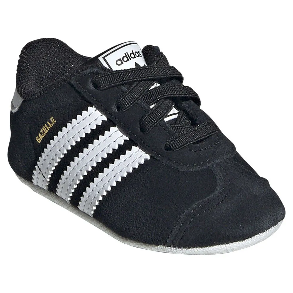 Детские кроссовки adidas Originals Gazelle Crib, черный — фото 4