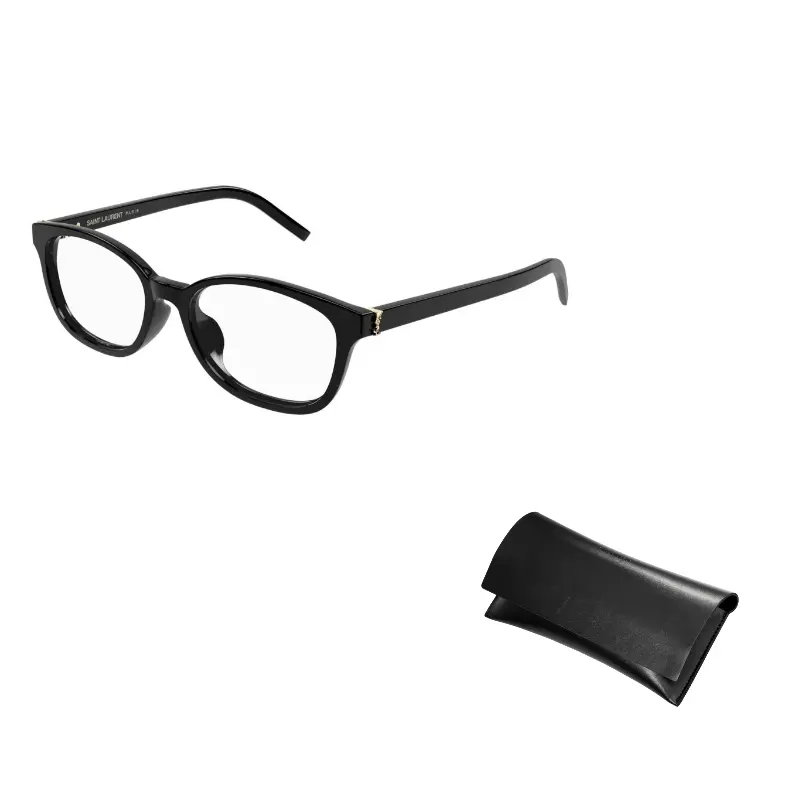 

Женская оправа для очков кошачий глаз из переработанного ацетата SAINT LAURENT, черный