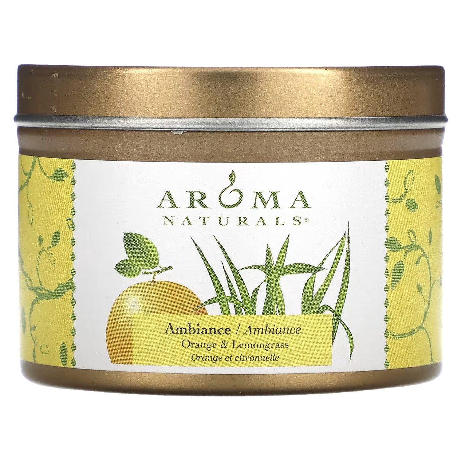 

Свеча Aroma Naturals Soy VegePure Travel Tin Candle Ambiance Orange & Lemongrass