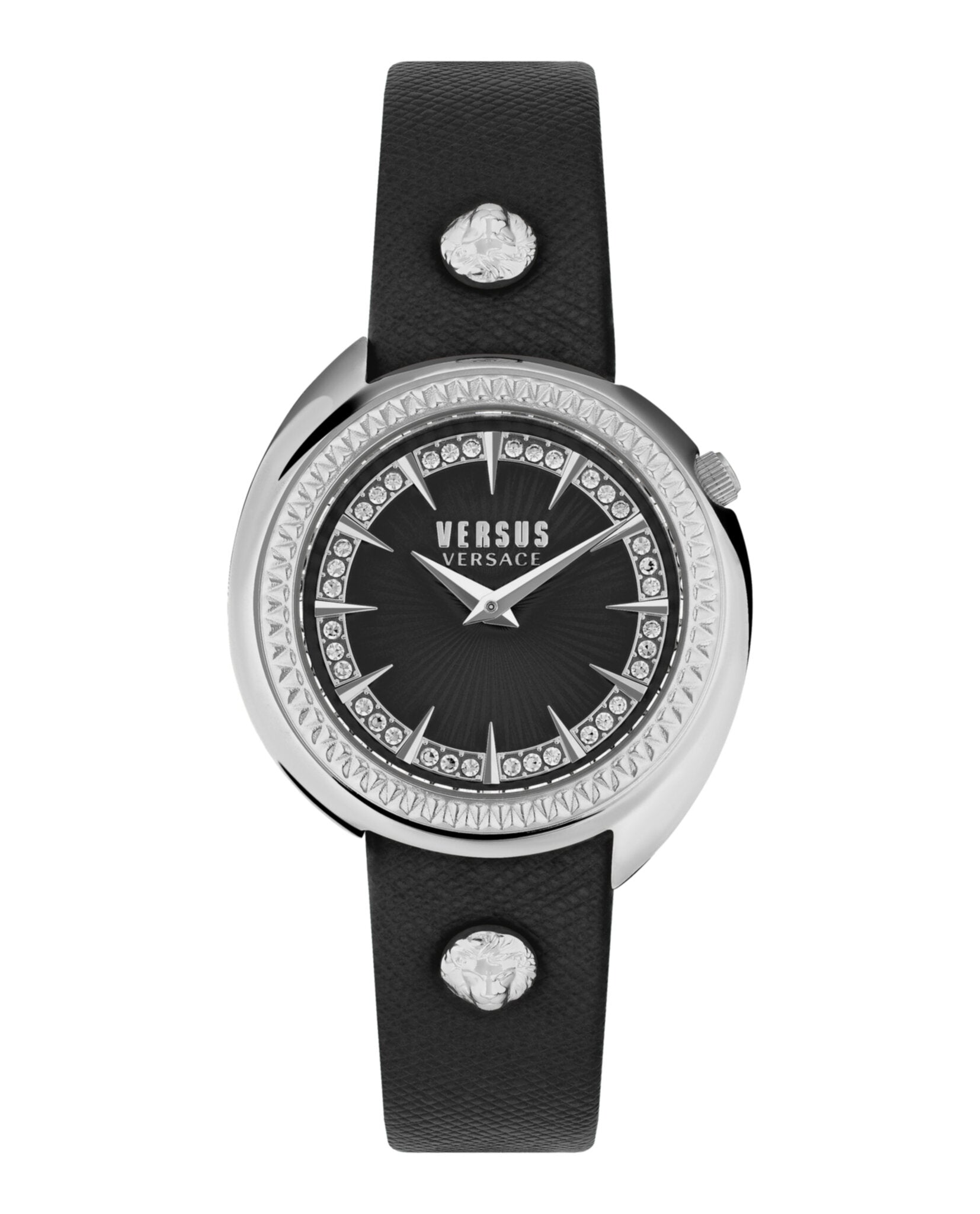 

Часы Tortona Crystal Strap Versus Versace, цвет black/stainless steel/black