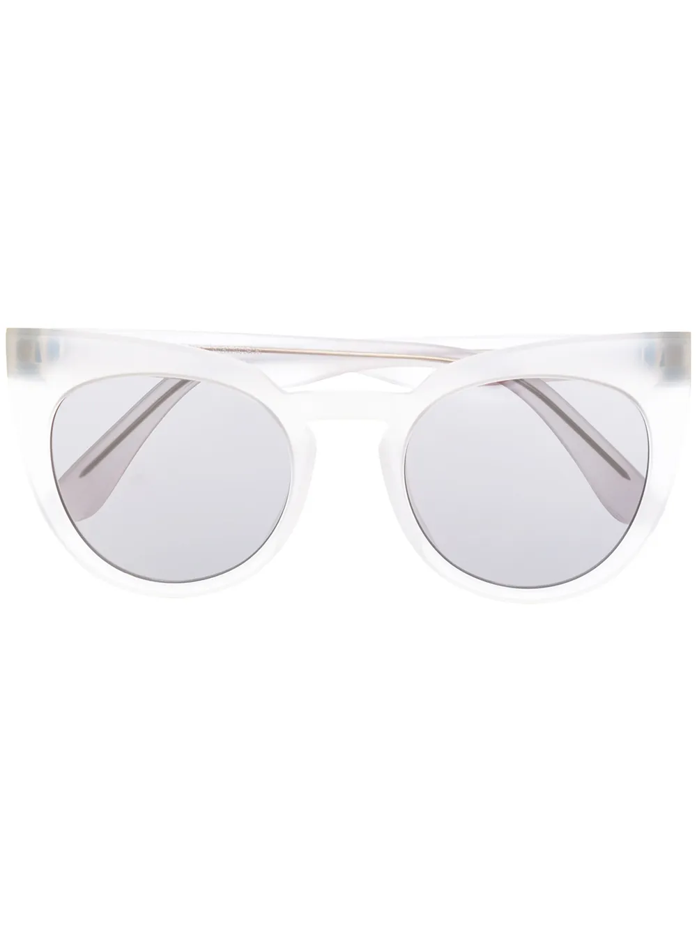 

Солнцезащитные очки Mykita x Maison Margiela в оправе 'кошачий глаз', серый