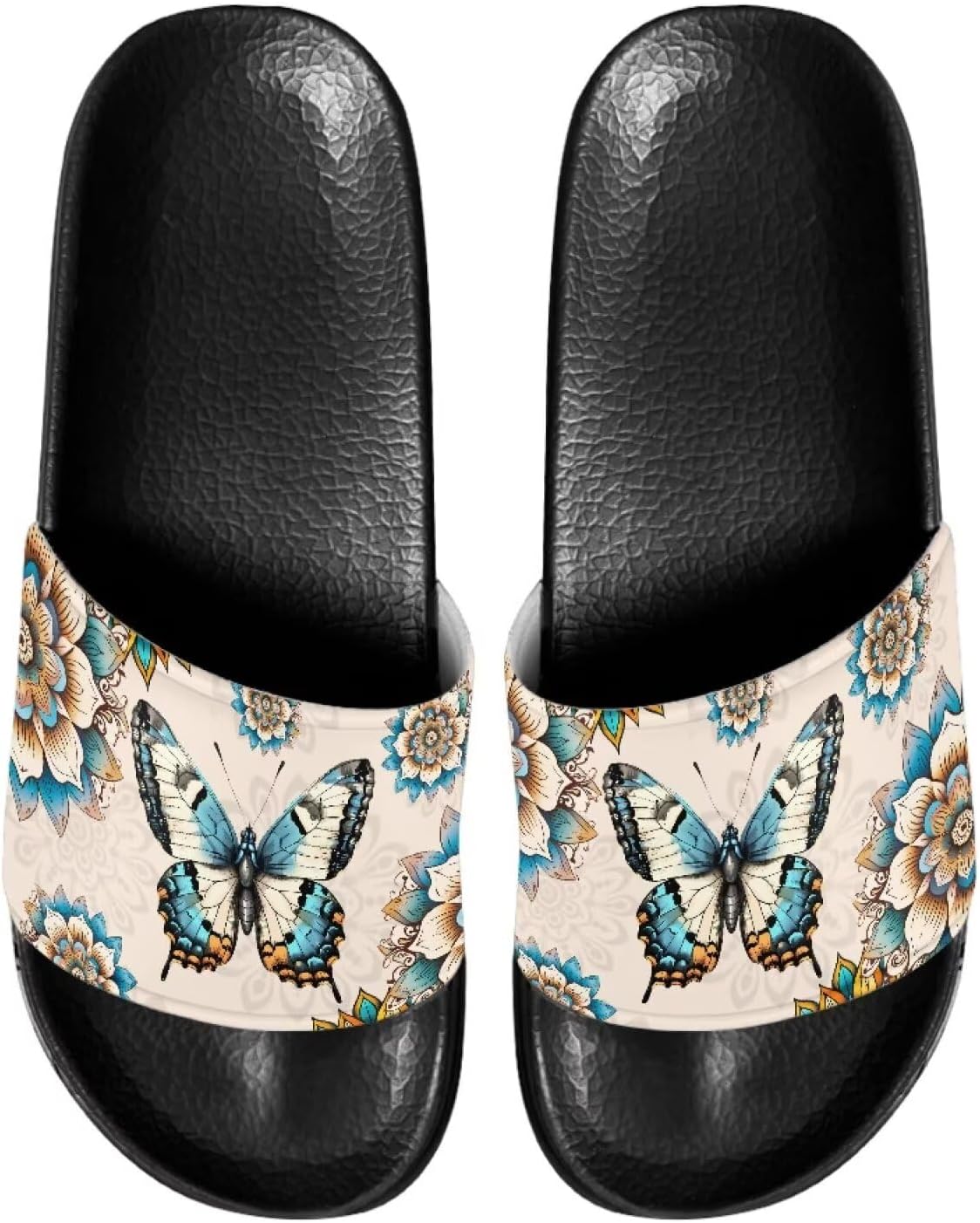

Домашние шлепанцы JUDENTIDOS, тапочки для ванной, слайдоны, повседневная обувь для мужчин и женщин, Mandala Butterfly