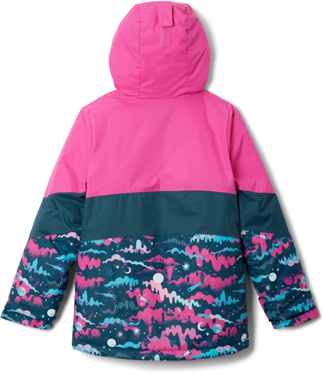 Куртка Columbia girls Horizon Ride Ii, Night Wave Hypergalactic, Pink Ice — фото 2