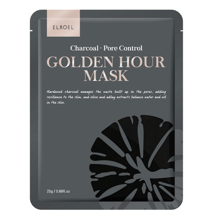 

Маска для лица Golden Hour Mask с углем 25 г Elroel