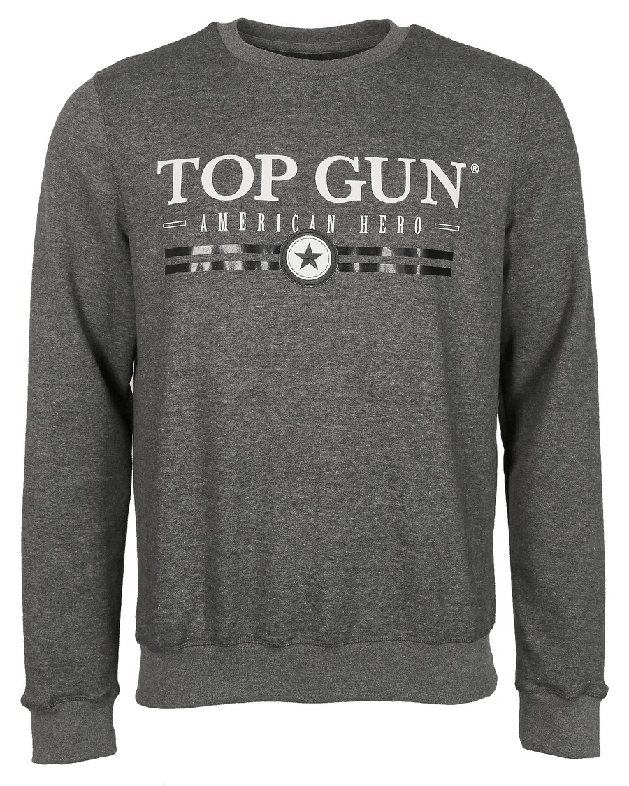 

Толстовка TOP GUN, mottled grey