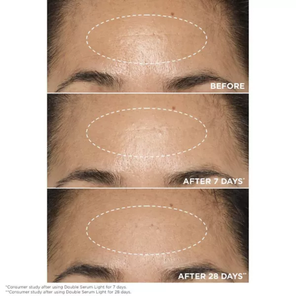 Сыворотка Clarins — Двойная с легкой текстурой против старения, укрепляющая, усиливающая сияние, очищающая, 29 мл — фото 3