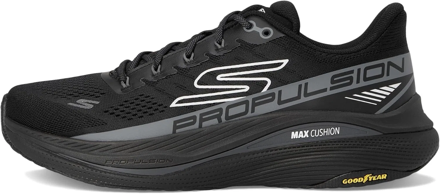 Мужские кроссовки Skechers Max Cushioning Propulsion, Black Textile Synthetic — фото 4