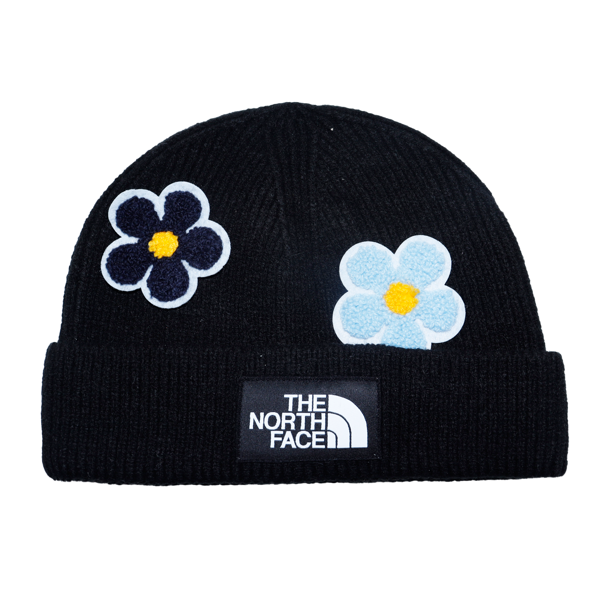 

Нейлоновая шапка унисекс THE NORTH FACE, three floral-черный