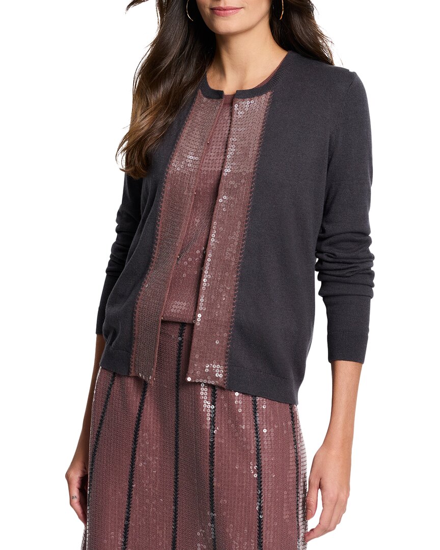 

Кардиган с пайетками Nic + Zoe, Charcoal