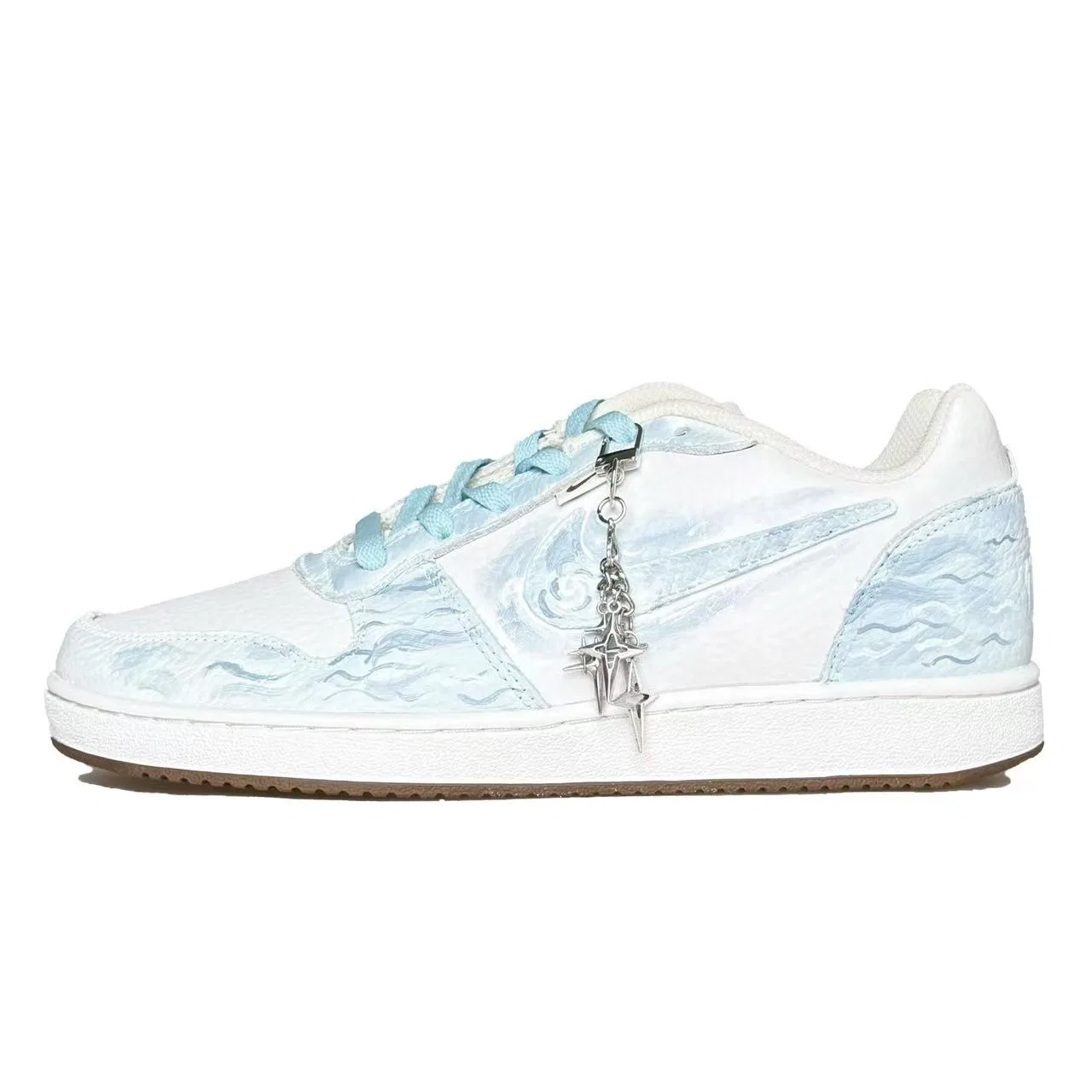 Кроссовки скейтбординг Nike White Blue — фото 3