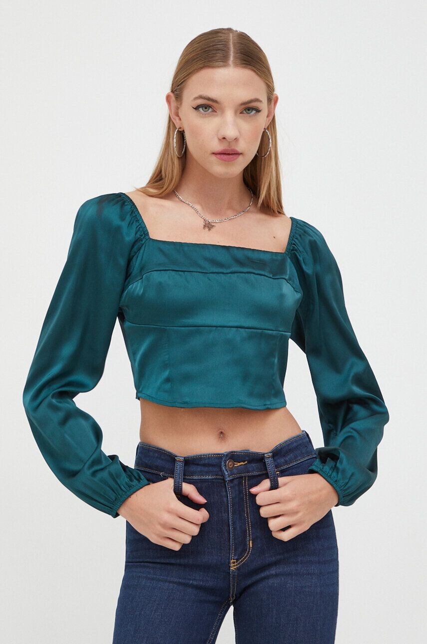 

Блуза Hollister Co., зеленый