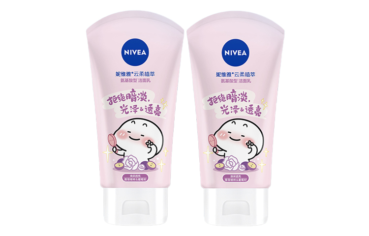 

Очищающее средство Cloud Soft с растительными экстрактами и аминокислотами для сияния кожи 100г*2 NIVEA