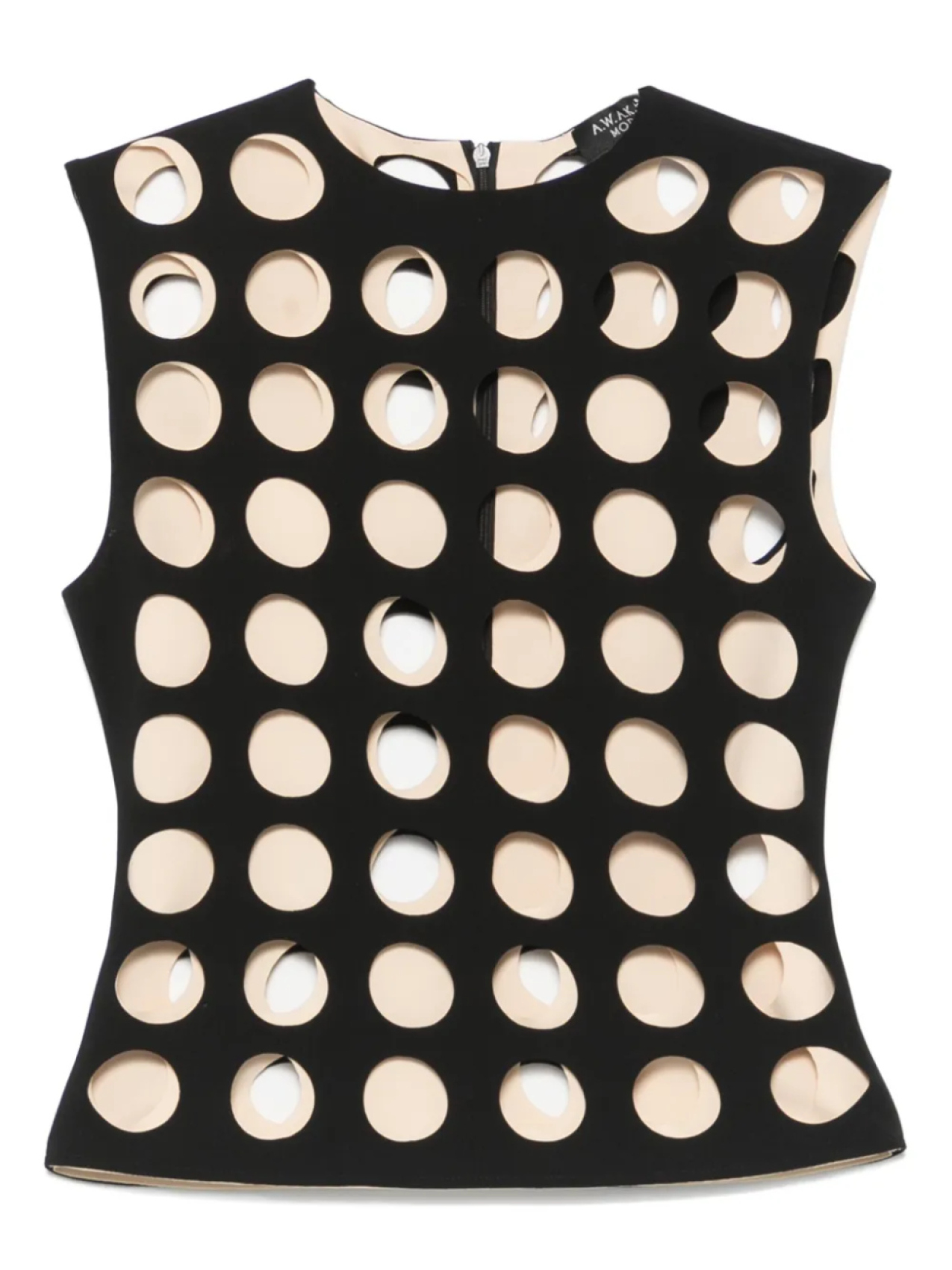 

Топ A.W.A.K.E. Mode Layered Holes top, черный