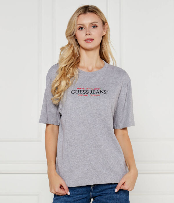 

Футболки Oversize fit Guess Jeans, серый