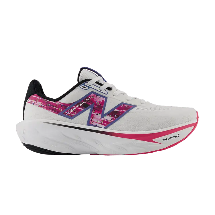 Кроссовки New Balance Wmns Fresh Foam X 1080v14 TCS NYC Marathon - White Hi-Pink, белый