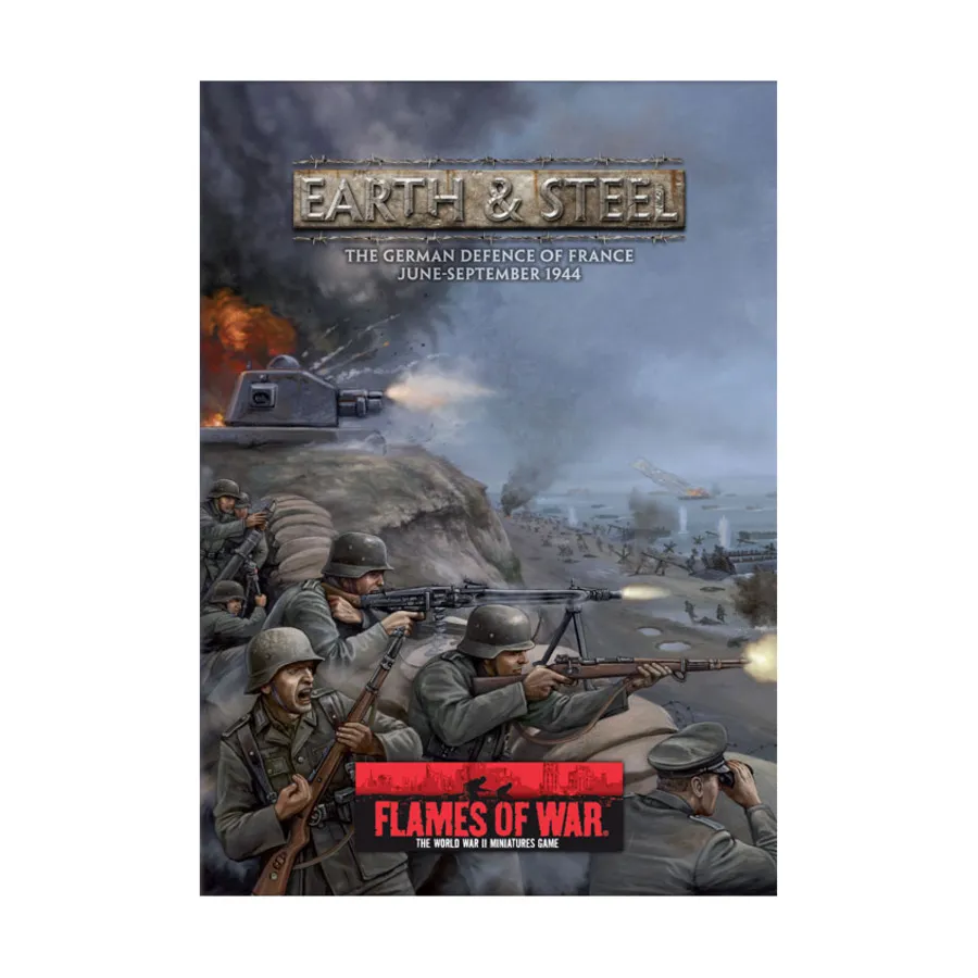 

Земля и сталь. Немецкая оборона Франции, июнь-сентябрь 1944 г., Flames of War - WWII - Core Rules & Assorted