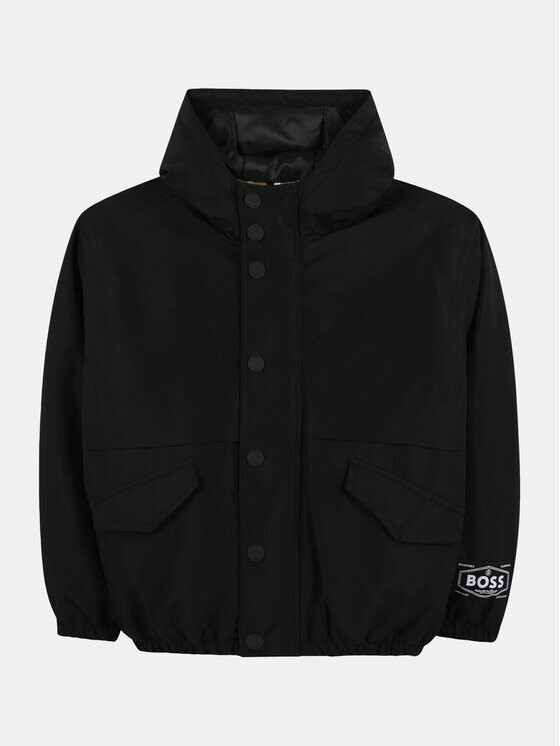 

Переходная куртка стандартного кроя Boss, черный