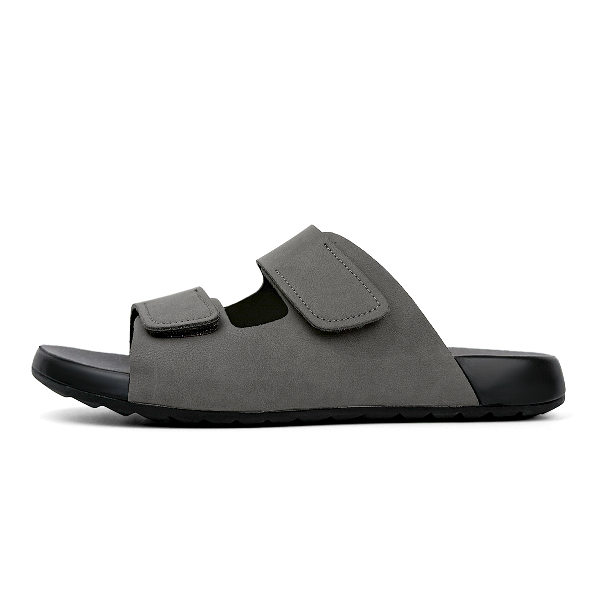 

Тапочки-слайды мужские дымчато-серые ROYAL FAMILY, Smoke Gray[Standard Leather Shoe Size]