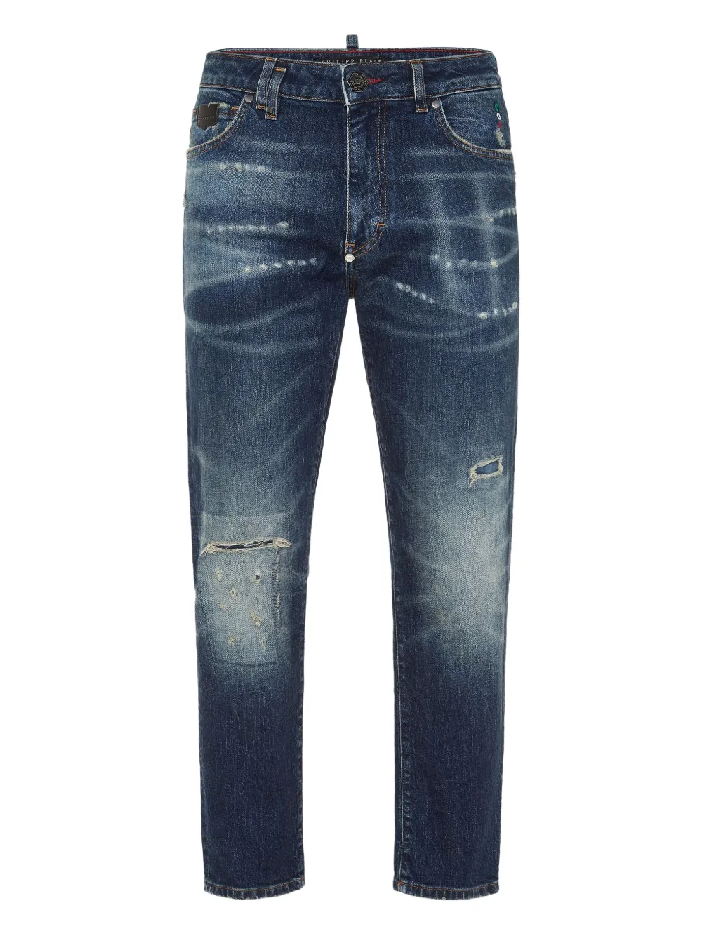 

Прямые джинсы Philipp Plein, синий