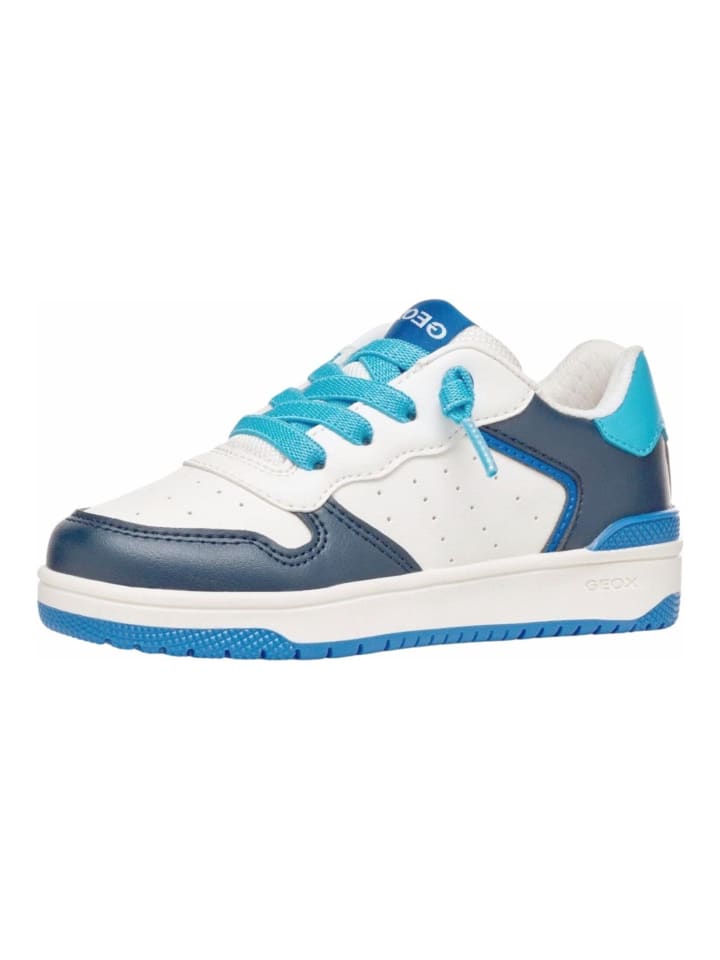 

Кроссовки на шнуровке Geox, цвет blau/weiß