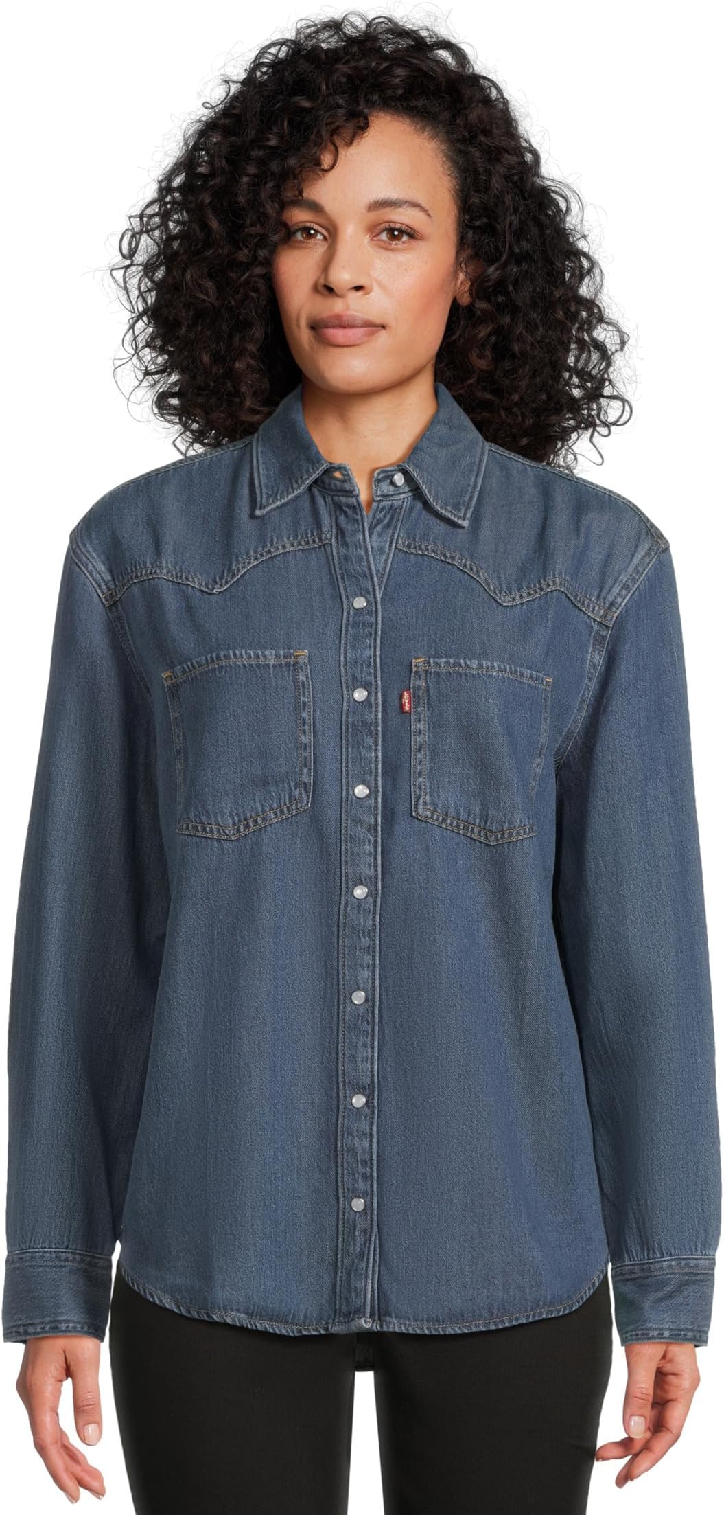 

Рубашка Levi's Premium Teodora Western Shirt, цвет Air Space 5
