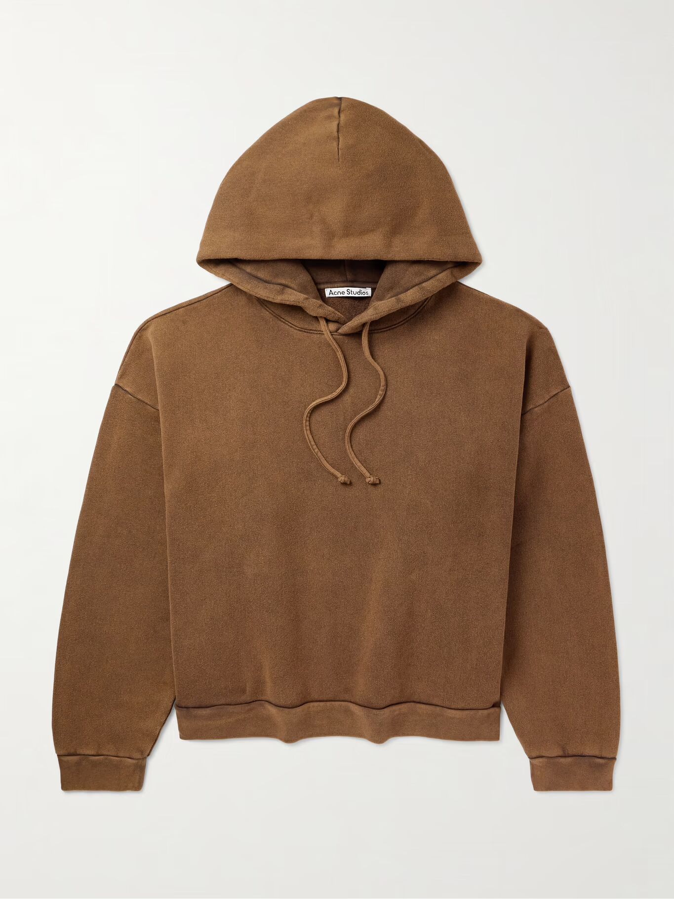 

Толстовка Fester H из хлопкового джерси ACNE STUDIOS, коричневый
