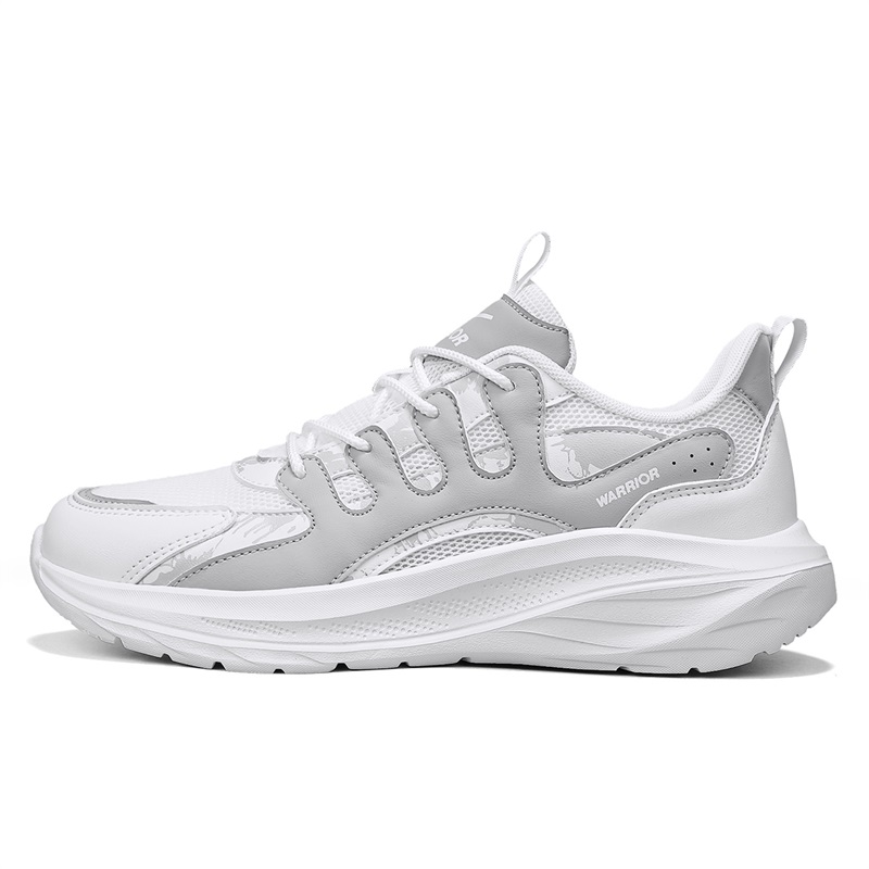 

Кроссовки мужские Lifestyle Shoes Men Low-Top Warrior, цвет White Gray