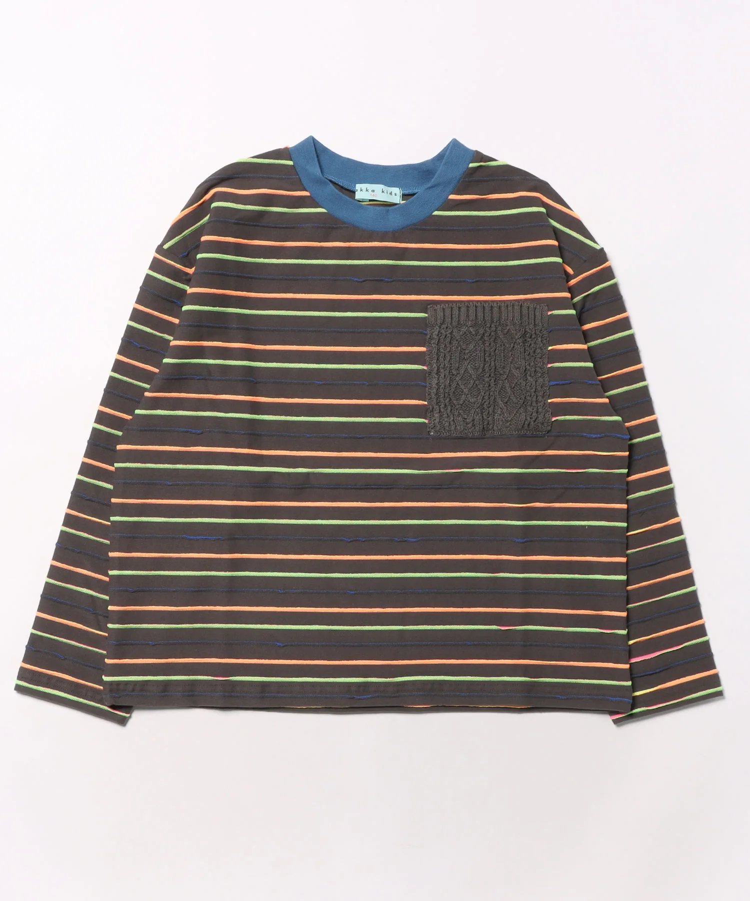 Детская футболка oversize с pocket hakka kids charcoal