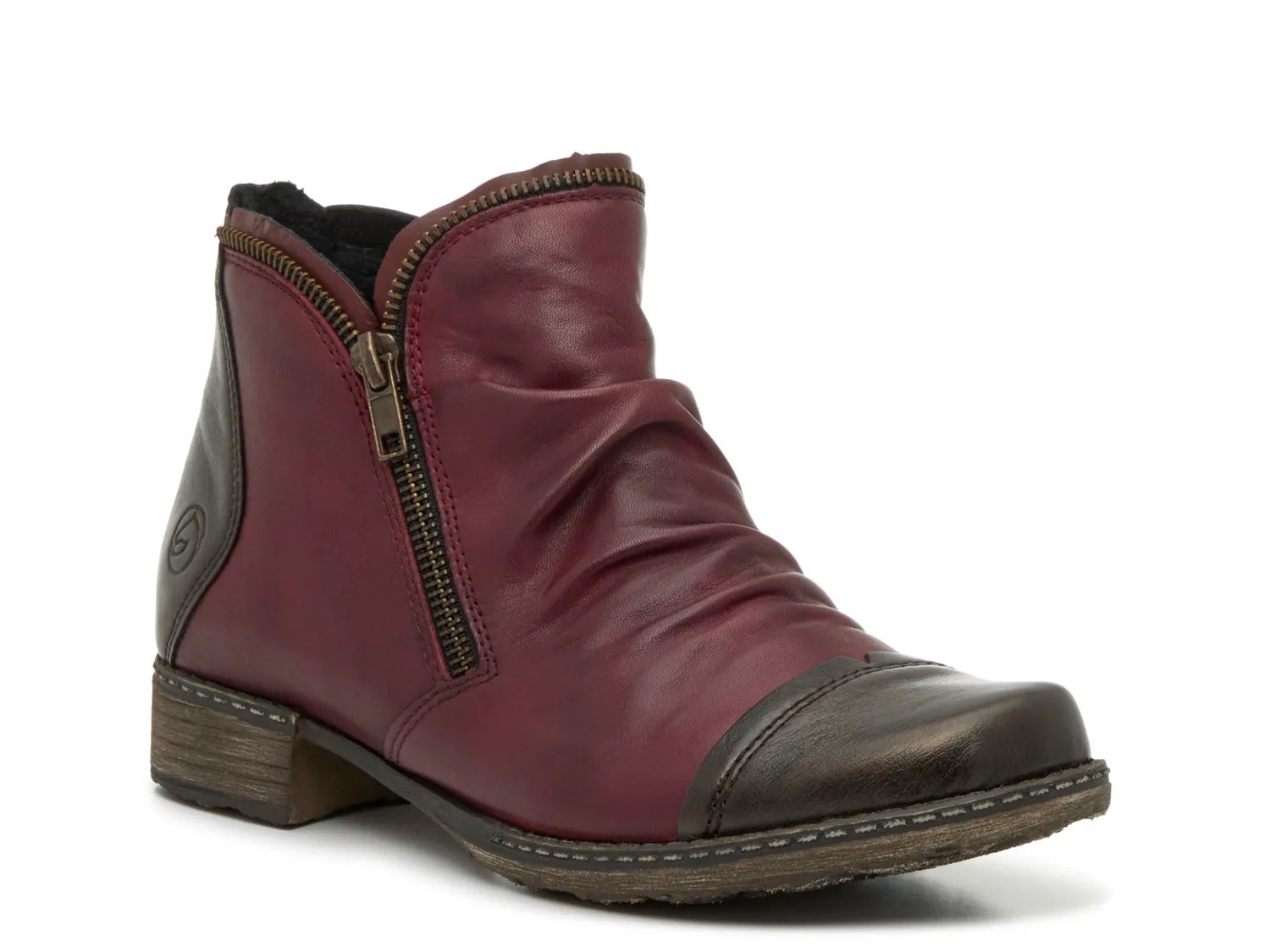 Ботинки Rieker Chandra 80 Bootie, бургундия
