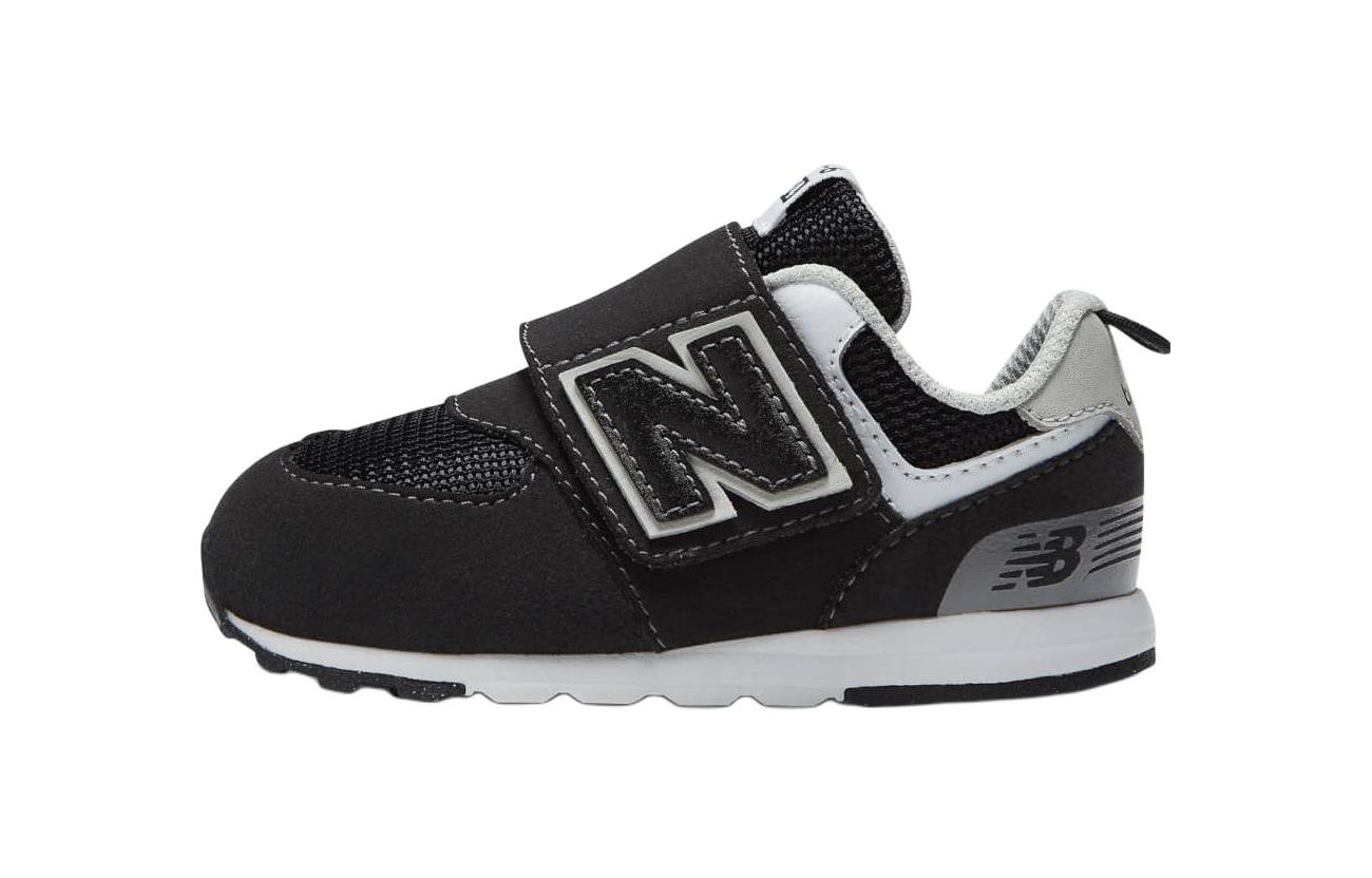 

Детские кроссовки 574 с застежкой на липучке New Balance, черный