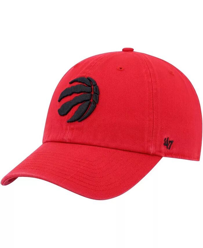 

Мужская красная регулируемая кепка Toronto Raptors Team Clean Up '47 Brand