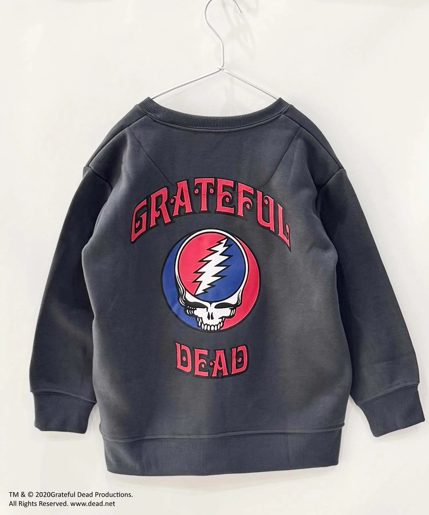Детская толстовка GRATEFUL DEAD большого размера на флисовой подкладке