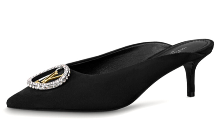 Туфли женские Louis Vuitton Madeleine с пряжкой, черный