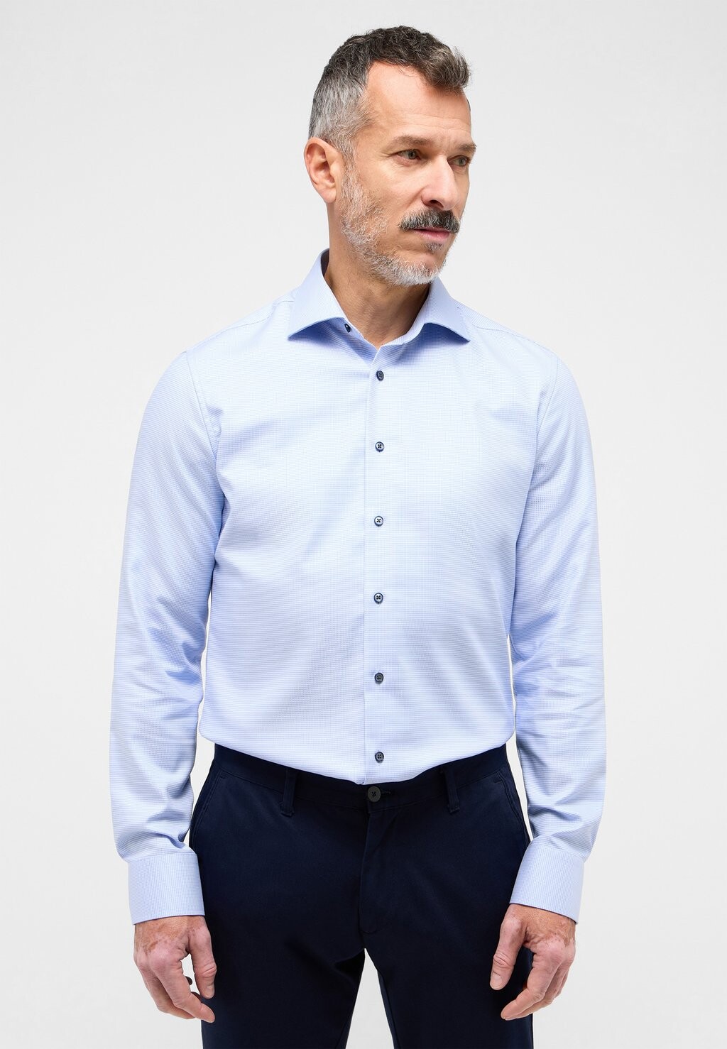 

Рубашка TWILLHEMD SLIM FIT Eterna, светло-голубой