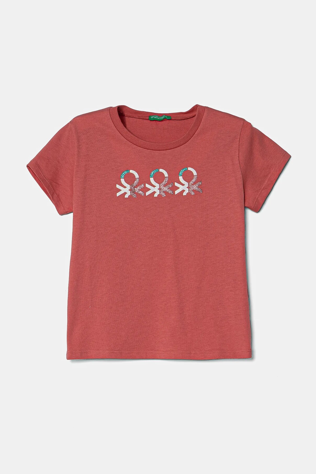 

Футболка из хлопка для детей United Colors Of Benetton, розовый