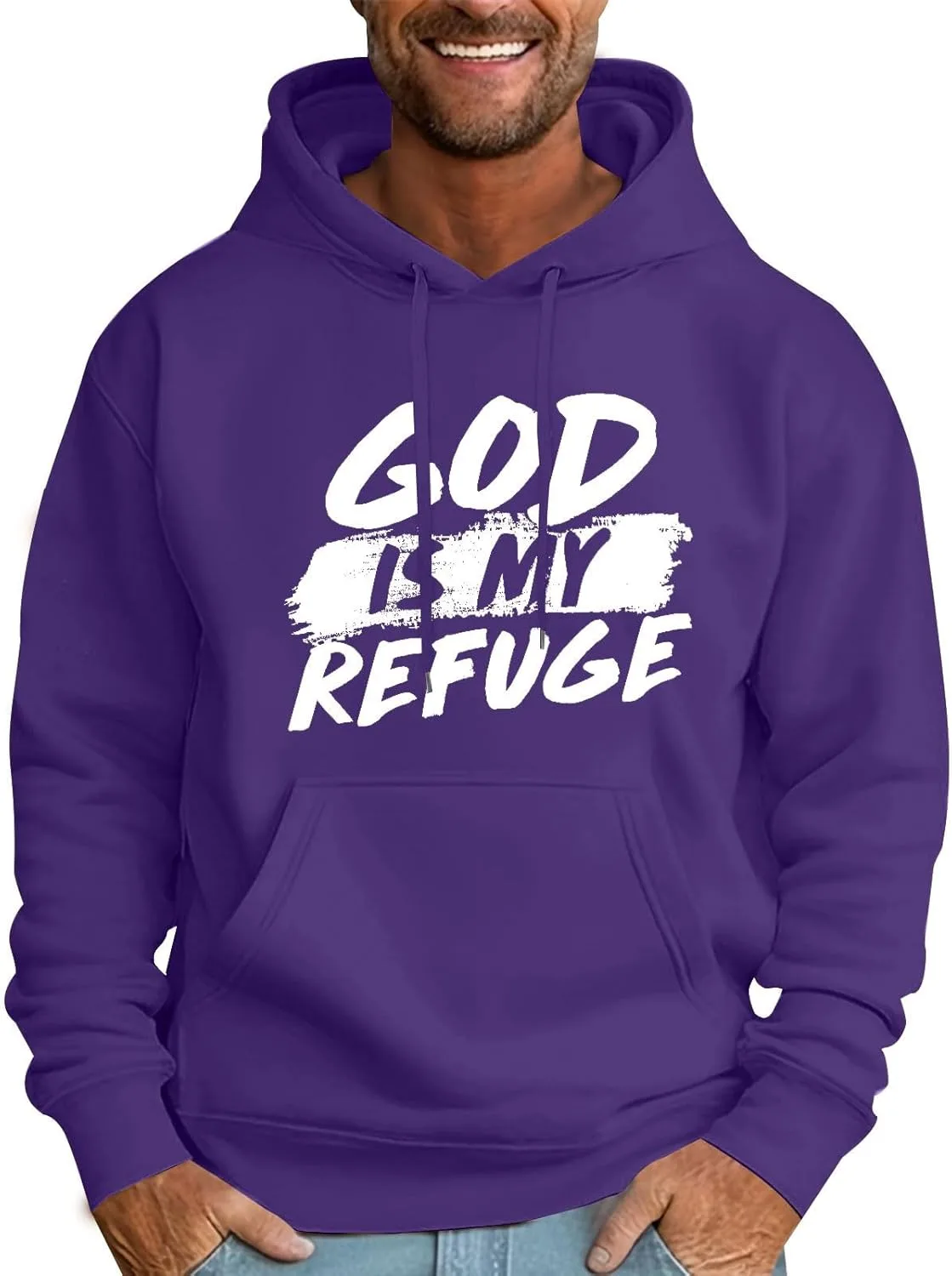 

Графический худи для мужчин Plus Size, свободный, с капюшоном и принтом