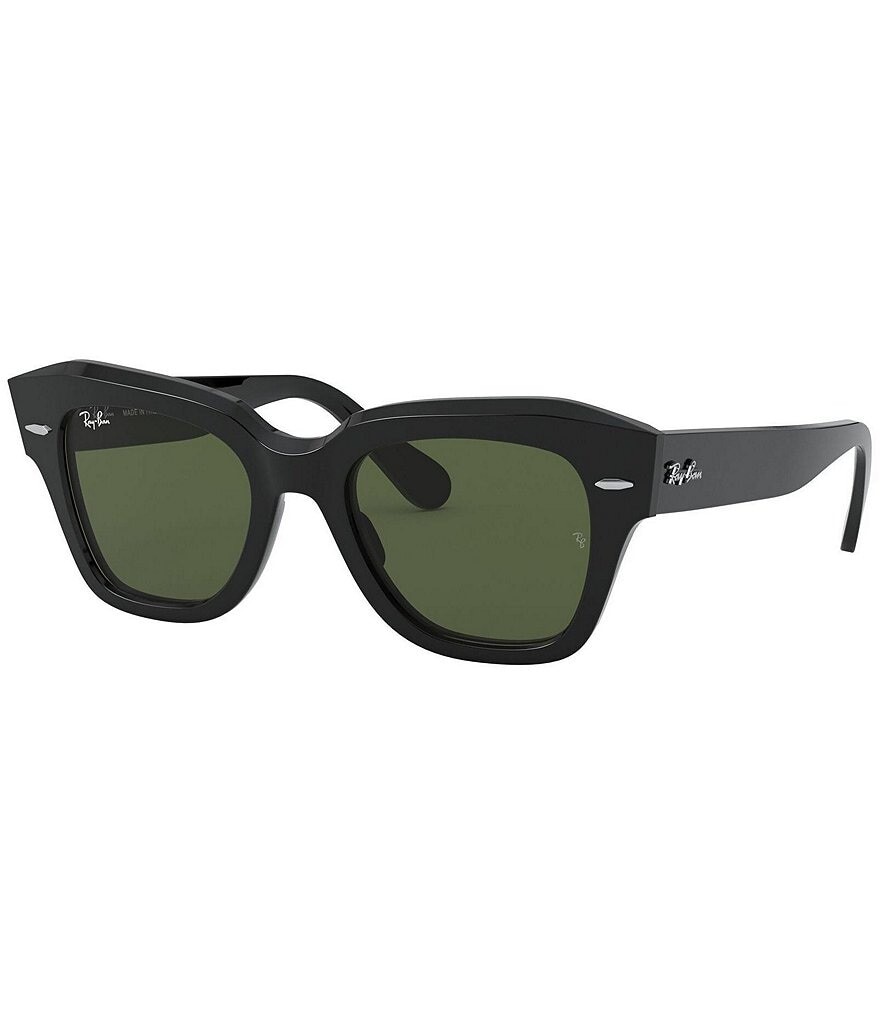 

Солнцезащитные очки Ray-Ban RB2186 State Street с квадратными линзами в ацетатной оправе, черный