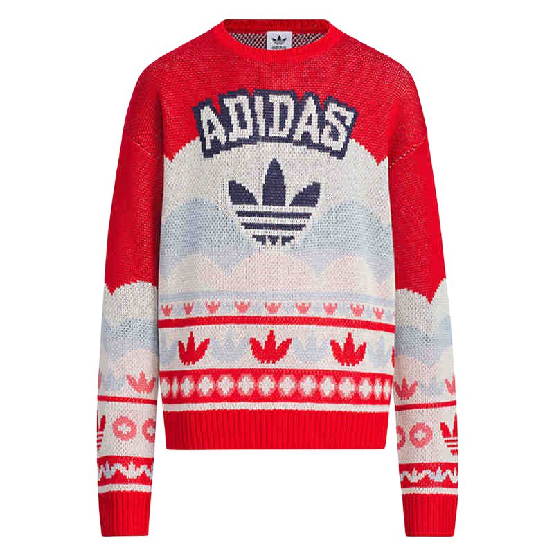 Свитер для школьников Adidas Originals, красный — фото 3