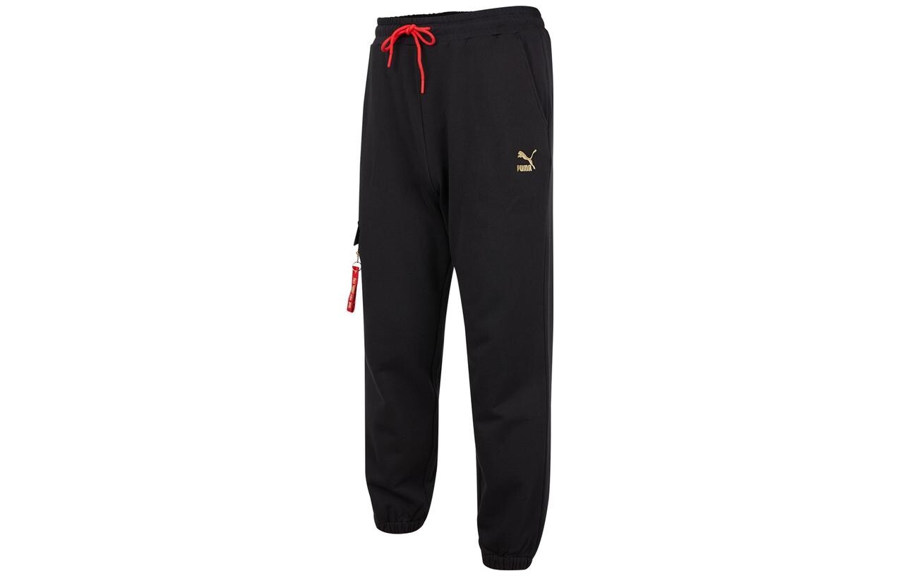 

Мужские трикотажные спортивные штаны Puma, цвет Black