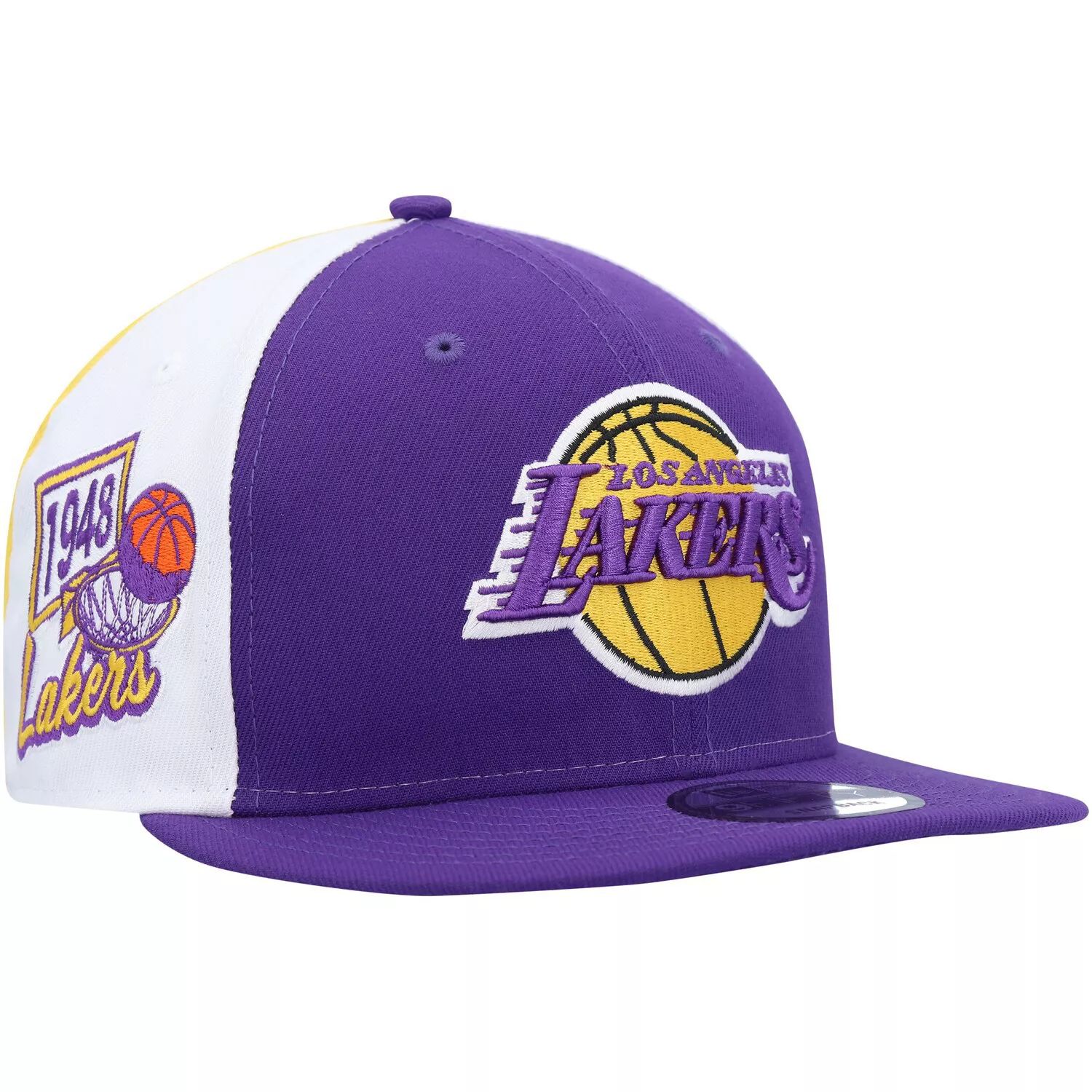 

Мужская кепка New Era Purple Los Angeles Lakers с поп-панелями 9FIFTY Snapback