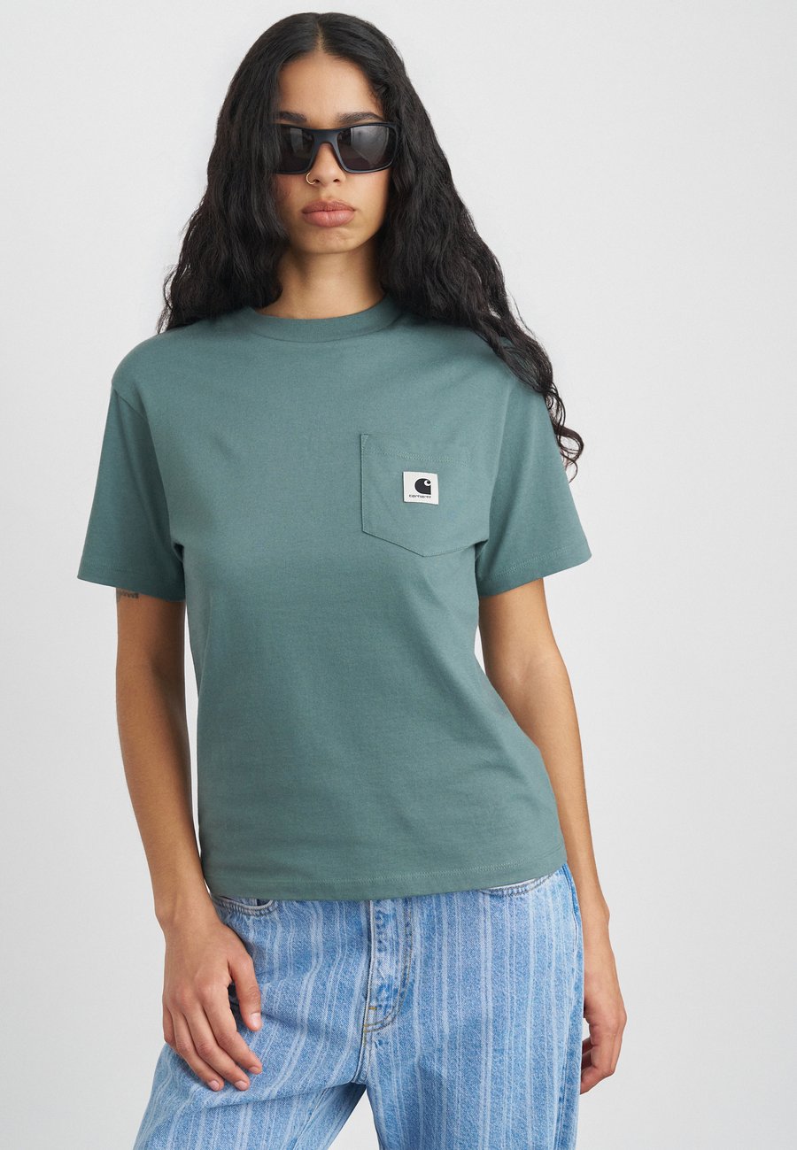 

Футболка Carhartt WIP POCKET, Velvet Green/Green, Зеленый, Футболка Carhartt WIP POCKET, Velvet Green/Green