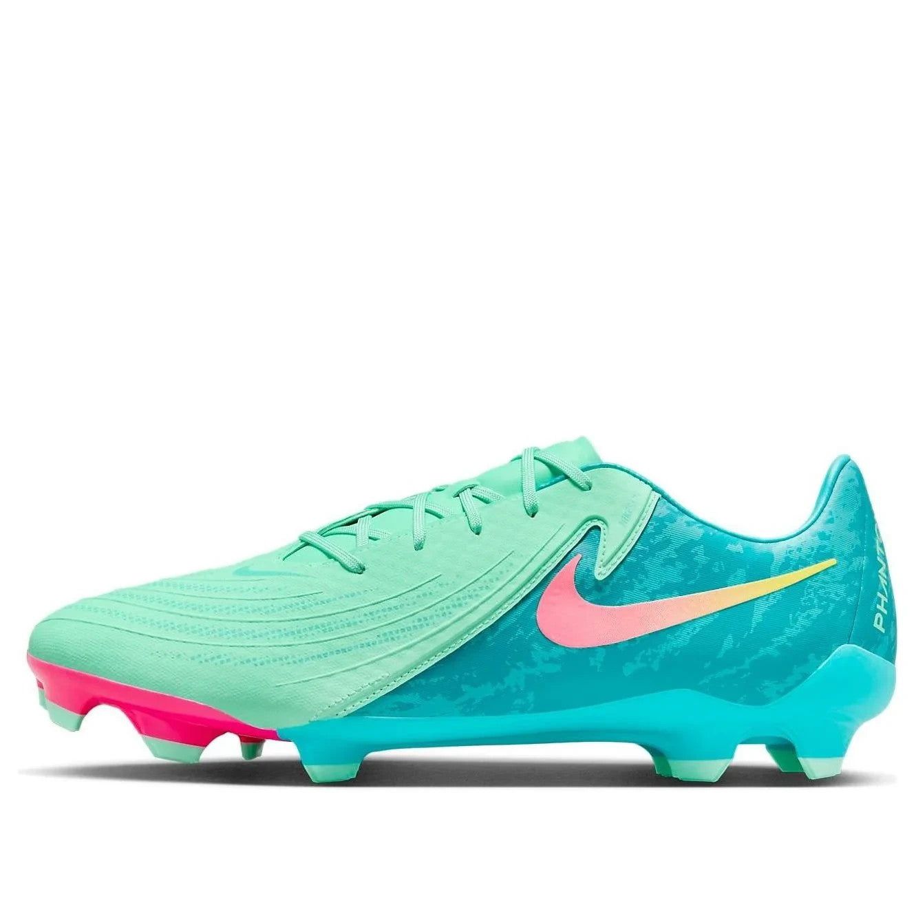 Бутсы для футбола Nike Phantom GX 2 Academy LV8 MG FJ2553-300 унисекс зеленые ACAD247 Nike, зеленый — фото 3