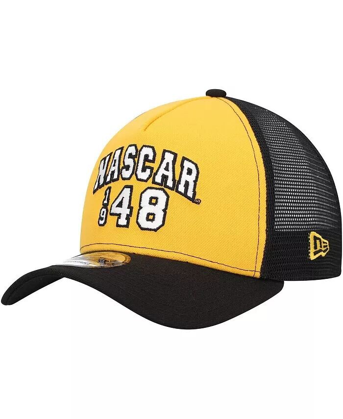 

Мужская бейсболка Snapback Trucker NASCAR 9FORTY A-Frame, золотая, черная New Era