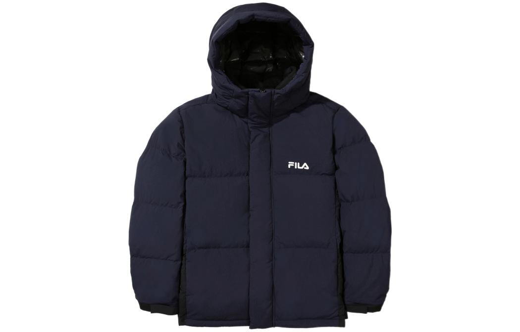 

FILA Унисекс пуховик сине-черный, Navy Blue & Black